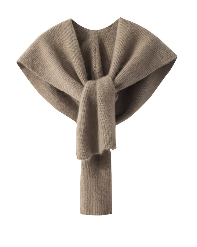 100% Luxary Cashmere  7G  fluffy hooded Shawl , Solid Color With Brioche Stitch Design, Easily to wear outside