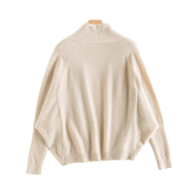 100% Cashmere Women's Casual Solid Color Cardigan, Early Autumn Design Thin Cardigan, Long-Sleeved Sweater Coat