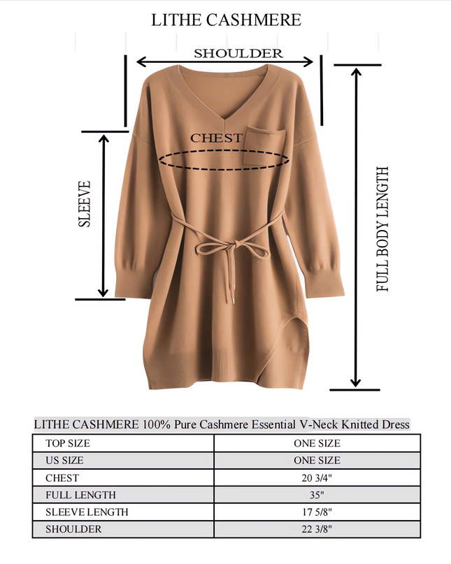 Autumn and Winter Light Luxury Pure Cashmere Dress Women's Medium-Length Casual Pullover Knitted Temperament Loose Solid Color Cashmere Sweater